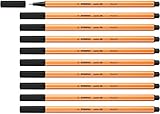 STABILO - Fineliner - point 88-10er Pack - schwarz