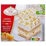 Coppenrath & Wiese Cafeteria fein & sahnig Blechkuchen Käse-Sahne-Mandarine, 0,56 kg