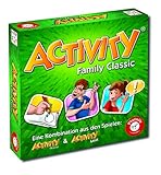 Piatnik 6050 Activity - Family Classic Der Spieleklassiker als Familien Version Junior und Originalkarten Ab 8 Jahren Für 3 bis 16 Spieler Pantomime, Zeichnen, Familien-Partyspiel