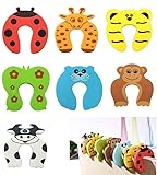 Türstopper Schaumstoff,7 Stück Klemmschutz Schaumstoff Türstopper,BabyFinger Klemmschutz für Türen,Fingerklemmschutz, Schaumstoff Türstopper,Türstopper Kinder Baby Schaumstoff Finger Klemmschutz