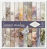 ITD Collection - Scrapbooking-Paket 12x12 inches, Scrapbooking Papier, Dekorpapier, Decoupage, Kartenherstellung, Papiergröße - 310 x 320 mm (SLS-034) 10 Blatt + 1