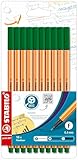 STABILO - Fineliner - point 88-10er Etui - grün