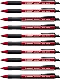 STABILO - Druck-Kugelschreiber - pointball NatureCOLORS Wildflower Edition - 10er Pack - burgunderrot