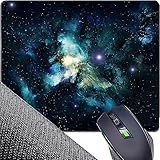 Retoo Mauspad Gaming Groß 250 x 200mm, rutschfest, Schreibtischunterlage, kleine Größe Size, Verbessert Präzision und Geschwindigkeit, spezielle Oberfläche, Mousepad, Schwarz