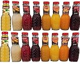 16 Flaschen a 200ml G ranini Saft Mix aus 8 Sorten MEHRWEG Pfand Glas Flaschen Mischung Trinkgenuss von Onlineshop Bormann + Space Keks gratis a 45g