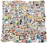 Willingood Aufkleber 200 St¨¹ck Wasserdicht Vinyl Stickers Graffiti Style Decals f¨¹r Auto Motorr?der Fahrrad Skateboard Snowboard Gep?ck Laptop Aufkleber MacBook iPad und mehr