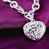 Paar Armbänder Mit Gravur Edelstahl Silberne Frauen Charm 80xxxxxxxxxxxxxxxxx Damenuhr Nickelfrei Lederarmband (银色,Sliver, One Size)