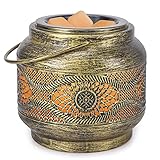 Salubrito Elektrische Duftlampe für Duftwachs und Duftöl, Metall Scentsy Duftlampe, Duftlampe Elektrisch für Wachs