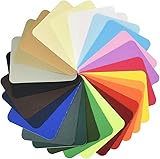 GOLRISEN 26 Stück Flicken Zum Aufbügeln Bügelflicken Jeans Patches Aufbügelflicken kleiber Twill Fabric Patch Sticker Bunt Aufbügel Flicken Bügeln für Kinder Erwachsene Kleidung Denimreparatur Design