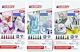 Porzellan-Pinselstift edding 4200, 3 x 6er-Set, 1-4 mm, family-, warm-, cool-colour Set