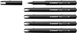 STABILO Premium-Fineliner - 5er Pack - schwarz