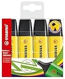 STABILO - Textmarker - BOSS ORIGINAL - 4er Pack - gelb