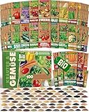 ZenGreens® - Bio Kräuter- & Gemüsesamen im 100er Set - 100 Kräuter- & Gemüse Samen für den einfachen Anbau im Garten, Balkon oder Hochbeet - Pflanzensamen - Saatgut
