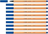 STABILO - Fineliner - point 88-10er Pack - blau