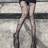 Sexy Strumpfhosen, schwarze Damen-Strumpfhosen, Party-Aushöhlen, Netzstrumpfhose, schmale Netzstrümpfe, Clubwear-Strumpfwaren (Farbe: Schwarz, Größe: Einheitsgröße) (Schwarz, Einheitsgröße) (Schwarz
