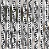 Trente Fliegenvorhang Orchidea - Verschiedene Größen und Farben, Balkontür Fliegengitter, Insektenschutz Luxe, Fliegenvorhang Schwarz 100 x 220 cm