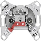 Axing BSD 963-11N Antennendose TV, UKW, Data Unterputz Enddose