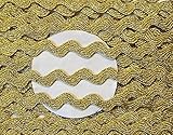 5 m Zackenlitze Lurex gold 8mm