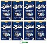 Baci Perugina Sortiert Pralinen 8x200g – Assortito Pralinen Schokolade Extra gefüllte dunkle mit Haselnüssen + Beni Culinari Kostenloser Schlüsselanhänger