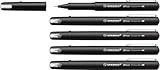 STABILO Premium-Fineliner - 5er Pack - rot