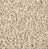 EDZARD Dekogranulat/Dekosteine (2-3 mm), 1 kg, Farbe Creme, warme Farbe, wasserfest, staubfrei
