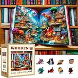 WOODEN.CITY Enchanted Tales 1000 Teile Puzzle, Holzpuzzles für Erwachsene, Hergestellt EU, Größe 51,9 x 37,5 cm, Magisches Puzzle, Geschenk, Hobby