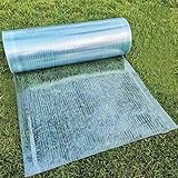 Transparente Polycarbonat-Gewächshaus-Dachplatte, UV-beständig, 0,8 mm, Glasfaserplatte, Sonnenscheinplatte, regenfeste Isolierung, leicht zu biegen und zu schneiden, ideal für Gewächshaus,