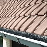 10 Meter Dachrinnenbürste 100 cm - Ø10 cm, Dachrinnenbürsten, Laubschutz, Marderschutz, Rinnenraupe, Dachrinnenschutz, Schutz vor Marder und anderen Ungeziefer