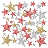 27 Stück Glitzer Strass Sterne Bügelbilder Für Textilien Stern Aufbügelbilder Zum Aufbügeln Aufbügel Patches Aufnäher Erwachsene Flicken Für Diy Kleidung Jeans Taschen Hüte Dekoration