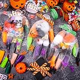 HIYZI 99 Stück Halloween-Spielzeug für Süßes oder Leckereien, 12 Stück, Handschuhbeutel, zum Befüllen Ihrer eigenen Geschenke, Taschenfüller, Zubehör für Schule, Klassenzimmer, Geschenke ab 14 Jahren