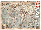 Educa - Puzzle 1500 Teile für Erwachsene | Antike Karte, 1500 Teile Puzzle für Erwachsene und Kinder ab 14 Jahren, Landkarte, Weltkarte (16005)
