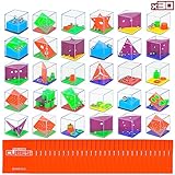 BONNYCO Geduldspiele für Kinder Mitgebsel Kindergeburtstag Gastgeschenke, 30 Stück Kleine Geschenke für Kinder. Mitbringsel Kindergeburtstag, Give Aways. Pinata Füllung, Mini Spielzeug Schüler