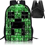 Spiele Kinderrucksäcke,Wasserdichte Modeaccessoire Rucksack,3D-Design Schulrucksack,Schulrucksack Jungen Mädchen Teenager,Leichter Kleinkindrucksack für Jungen und Mädchen, Unisex 3-8 Jahre