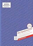 AVERY Zweckform 1777 Bau-Tagesbericht, (A4, selbstdurchschreibend, gem. baubehördlichen Richtlinien, für Deutschland und Österreich zum Nachweis ausgeführter Arbeiten) 3x40 Blatt weiß/gelb/rosa