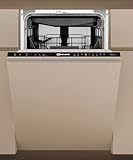 Bauknecht BK6IC11BS7LA0 Vollintegrierbarer Geschirrspüler (45 cm)/ ActiveDry/Sensorprogramm/PowerClean/Besteckschublade/Hygiene-Programm/Vollwasserschutz/Light on floor/Startzeitvorwahl