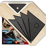 SOLAVIVA Teppichunterlage - Selbsthaftend, Waschbar & Rückstandsfrei- Anti-Rutsch Pads für Teppiche – Antirutschunterlage-Wiederverwendbar,Rutschstopper-Extra Starke PU-Gel Haftung