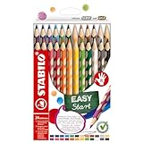 STABILO - Ergonomischer Buntstift für Rechtshänder - EASYcolors - 24er Pack - 24