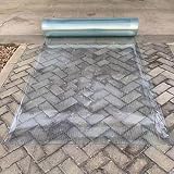 Polycarbonat-Dachbahn, klare Tageslichtplatte für Gartenüberdachung und Frühbeet, UV-Schutz, leicht zu schneiden, 1 x 7 m, langlebiger Ersatz aus solider Glasfaser