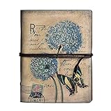 Leder Reise Notizbuch, Vintage Klassisch Nachfüllbar Reisetagebuch, Perfekt zum Schreiben, Dichter, Reisende, Tagebuch, Leere Einsätze mit Reißverschluss Loose Blatt Taschen