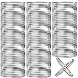 100 Stück Schlüsselring, 25mm Durchmesser Schlüsselringe für Schlüsselanhänger Ring