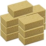 10 Stück WiTaP Jumbo Autoschwamm 200x120x65mm Universal Fliesenschwamm Reinigung Pflege Schwamm Natur für Autopflege, Lack, Felgen, Reinigung