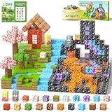 AYIQUTY Magnetische Bausteine, Magnet Würfel Kinder, Magnetbausteine, Kreative Magnetic Blocks Set für Kinder, Magnetspiel Spielzeug Geschenk ab 3 4 5 6 7 8 9+ Jahre Junge und Mädchen