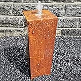 Pflanzen Kölle LED-Säulenbrunnen inkl. Pumpe, rost, Cortenstahl H 60 x L/B 20 cm