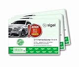 SIGEL T1179 Fahrtenbücher für PKW, 3er Set (3xFA614: A6 quer, 80 Seiten) - für Deutschland und Österreich, vom Finanzamt anerkannt, aus nachhaltigem Papier